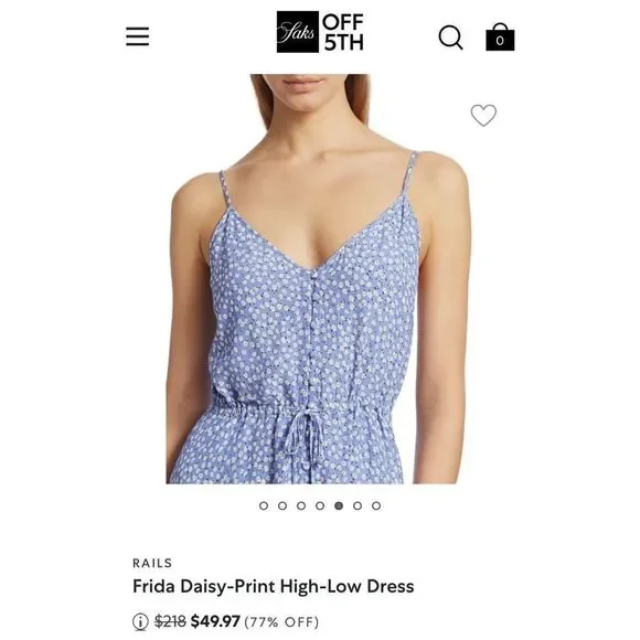 Daisy Print Sundress Large NWOT - Picture 10 of 11